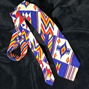 FANTASTIC Vintage 70s Tie Native American Style